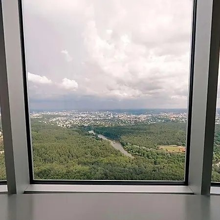 Tv Tower Debesys Otel Vilnius
